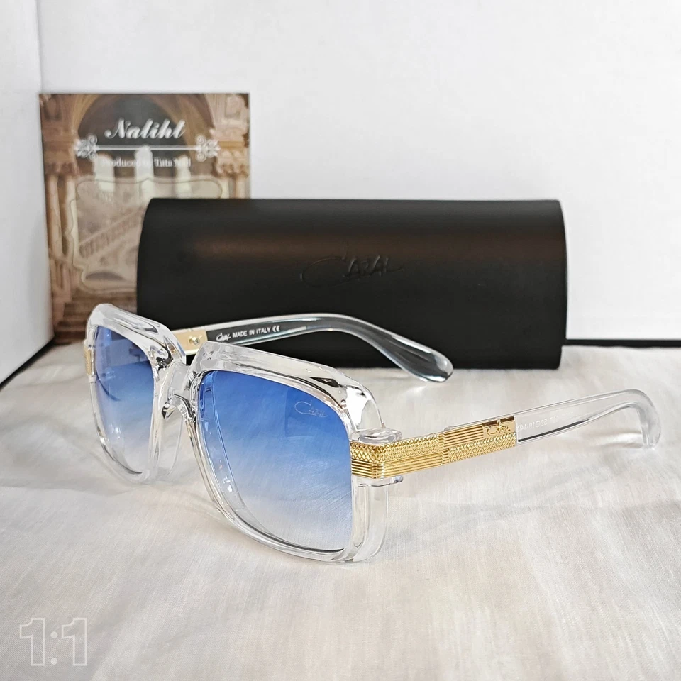 Gafas de sol tintadas Cazal para mujer y hombre Gafas de lujo marco transparente Foto 1 de 4