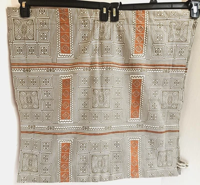 Feather Filled Geometric Pillow Covers Square Pattern Modern Accent 24x24 - Image 1 of 4