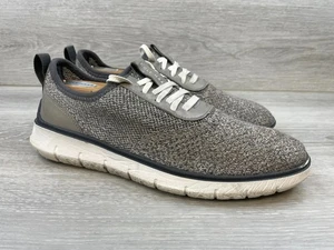 Cole Haan Generation Zerogrand Herren 8,5 Grau Sneaker Strick Schuhe Laufen Schnürer - Bild 1 von 11
