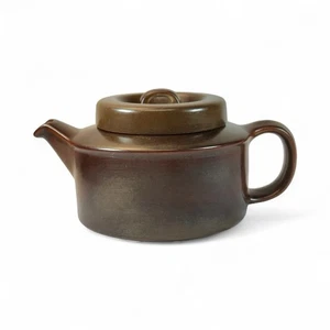 Vintage Arabia Finland Ruska 5 Tassen Keramik Teekanne mit Deckel Braun MCM - Bild 1 von 10