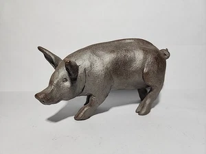 Keramik Keramik Schwein Schwein Skulptur Statue SIGNIERT Quackenbush - Bild 1 von 15