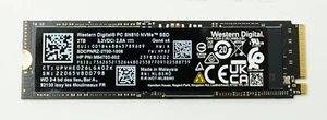 Western Digital 2TB PC SN810 PCIe 4.0x4 M.2 2280 PCIe NVMe SSD HP M54703-002 - Afbeelding 1 van 2