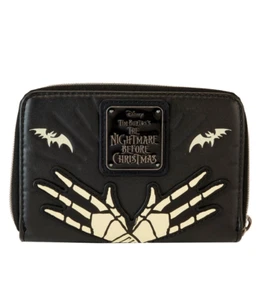 Cartera Loungefly Disney Pesadilla Antes de Navidad Jack, Sally y Zero Glow Cremallera - Imagen 1 de 4