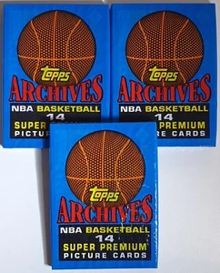 Lot of 3 x Packs of 1992 Topps Archives The Rookies Basketball - Factory Sealed - Picture 1 of 2