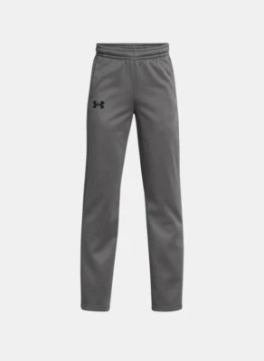 New Under Armour Big Boys fleece Pants Gray YXL (18-20) - Image 1 of 2