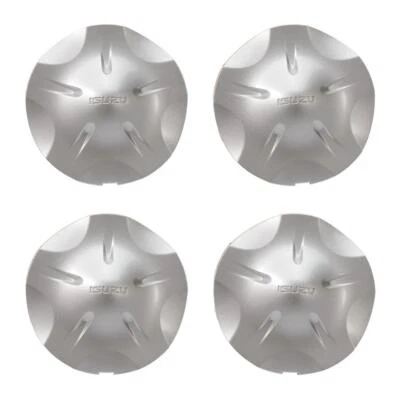 SET 4 Pcs ISUZU D-MAX COVER CAP WHEEL PICKUP 4WD SILVER DMAX 2012-18 - Image 1 of 4