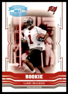 2005 Donruss Throwback Threads Platinum Holofoil Larry Brackins RC /25 - Picture 1 of 2