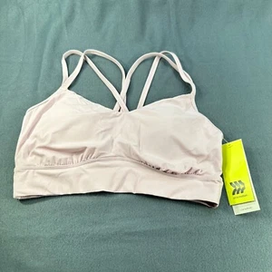 All In Motion Women's Size XL Bra Sports Low Support Removable Pads Lilac New - Picture 1 of 11