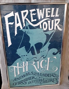 DREIMAL ABSCHIEDSTOUR GERAHMTES POSTER TIERE FÜHRER O'BRUDER UNSICHTBARE KINDER - Bild 1 von 5