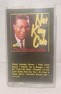 "THE UNFORGETTABLE" - NAT KING COLE - AUDIO CASSETTE - 1992 - CLASSIC SOUND - Picture 1 of 6