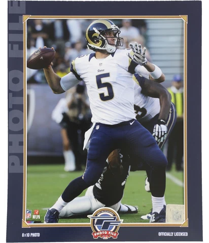 Photo File Unisex Nick Foles Official Picture Souvenir, Blue Cover