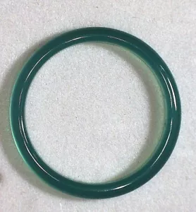 Anillo de piedra, ágata natural verde - Imagen 1 de 3