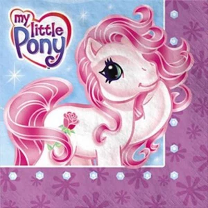 My Little Pony Luncheon Dinner Napkins Birthday Party Supplies 16 Per Package - Picture 1 of 1