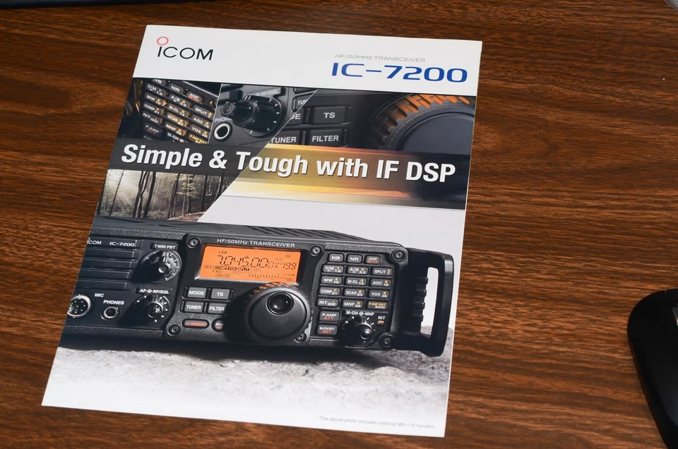 BROSCHÜRE: ICOM IC-7200 HF/50Mhz TRANSCEIVER  - Bild 1 von 1