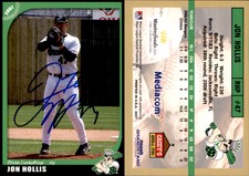 Jon Hollis Signed 2007 Grandstand Clinton LumberKings #NNO Card Auto