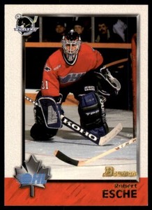 Robert Esche 1998-99 Bowman CHL #1 Plymouth Whalers