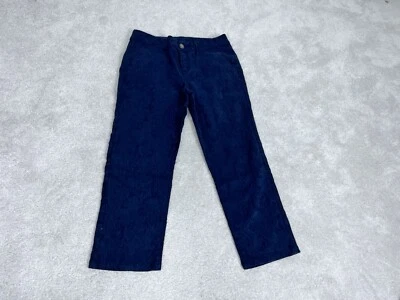 Simply Vera Vera Wang Pants Womens 6 Blue Chino Capri Cotton Casual Ladies - Image 1 of 4