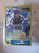 1987 Topps Collector's Tiffany #212 - Mike Fitzgerald - Montreal Expos  (13188)
