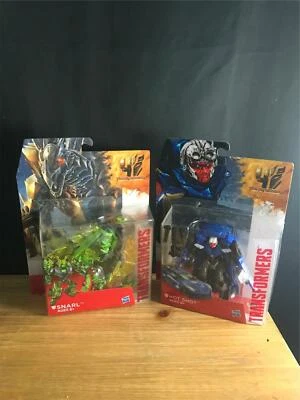 LOT OF 2 NEW 2014 Transformers 4 Age Of Extinction ACTION FIGURES SNARL+HOT SHOT - Image 1 of 4