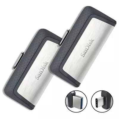 LOTTO SANDISK ULTRA DUAL OTG TYPE-C USB 3.1 3.0 256GB 128GB 64GB 32GB 16GB