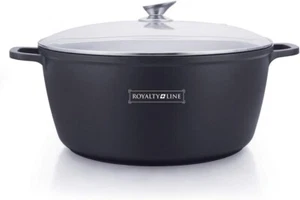ROYALTY LINE PENTOLA RL-BS44ML RIVESTIMENTO IN MARMO ANTIADERENTE DA 44CM - Foto 1 di 7