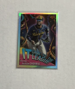 2023 Bowman Chrome Jackson Chourio #CFL-11 It Came To The League Brewers - Picture 1 of 2