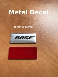 Compatible con Bose Metal Calcomanía Adhesiva Insignia Logo Calcomanía Incluida M141-1 - Imagen 1 de 1