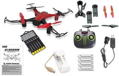 Red Sky Phantom WiFi FPV Drone Bundle with Must Have Accessories - 23pcs Set - Image 1 of 4