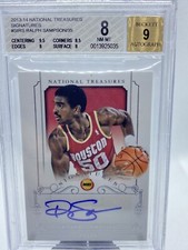 2013-14  National Treasures Ralph Sampson Auto #SIRS/35 BGS Houston 🚀 HOF