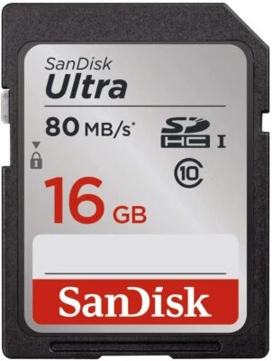 SanDisk Ultra SDXC UHS-1 Memory Card  16, 32, 64, 128GB - Image 1 of 4