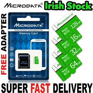 GREEN SD Karte Microdata 16GB U3 Micro SD Speicherkarten mit ADAPTER - Bild 1 von 6