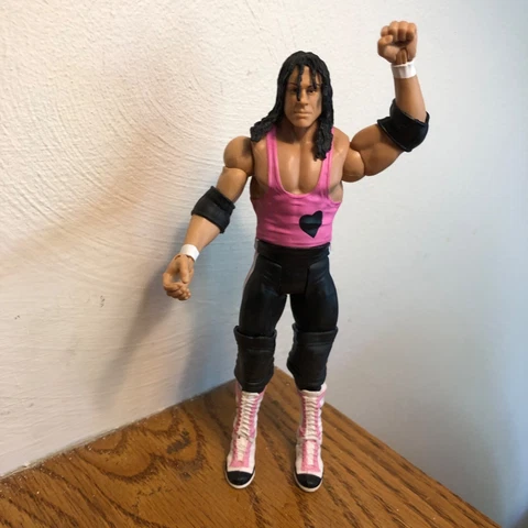 BRET “THE HITMAN” HART very cool WWE wrestling legend FIGURE by MATTEL wwf wcw Cover