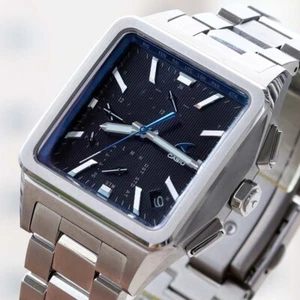 Casio OCEANUS OCW-T5000-1AJF Solar Radio Bluetooth Titanium Square Watch Japan - Picture 1 of 9