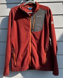 EDDIE BAUER FIRSTACENT MEN'S LONG SLEEVE RED LIGHT JACKET SIZE MEDIUM. - Picture 1 of 22