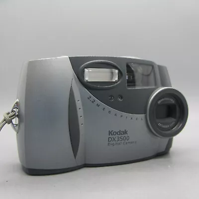 Kodak EasyShare DX3600 2.2MP Compact Digital Camera Silver Tested - Image 1 of 4