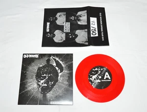 OLD WOUNDS Death Projection 7" Blood Red Vinyl EP 45rpm Hardcore 2014 42/50 - Picture 1 of 2