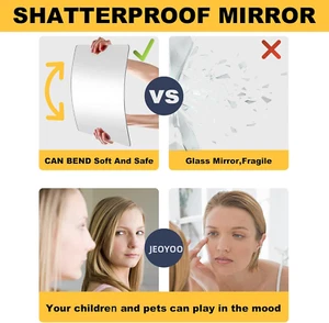 Wall Mirror Full Length, on Door Mirror, Cheap Mirror Acrylic, shatterproof G... - Picture 1 of 1