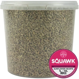 SQUAWK Sunflower Hearts - Bakery Grade Seed Kernels No Mess Wild Bird Food - Picture 1 of 25