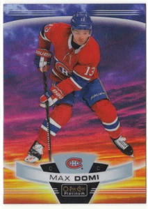19/20 O-Pee-Chee Platinum Sunset Rainbow #132 Max Domi - Montreal Canadiens - Imagen 1 de 1