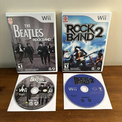 Rock Band 2 & The Beatles Rock Band (Nintendo Wii) Foto 1 de 4