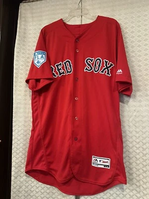 Camiseta Boston Red Sox usada em jogos Rafael Devers - Imagem 1 de 3