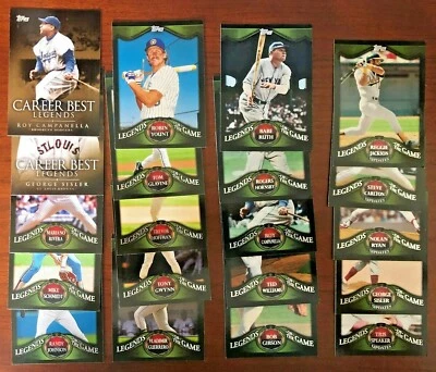 2009 Topps Legends Of The Game Inserts - You pick - Free shipping LG LGU - Image 1 of 4
