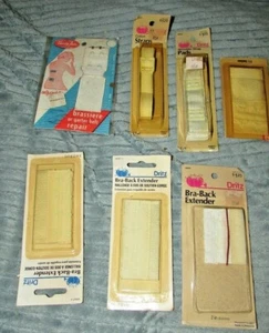GREAT GROUP OF VINTAGE BRA & GARTER BELT REPAIR SEWING NOTIONS - Picture 1 of 3