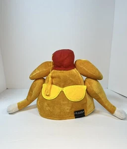 Friends Turkey Hat  Adult Thanksgiving & Christmas 90s Turkey Leg Hat Monica - Picture 1 of 7