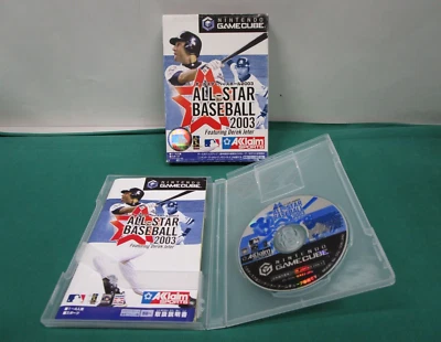 Game Cube All Star Base Ball 2003. featuring Derek Jeter. Nintendo GC. JP. 37568 - Image 1 of 4