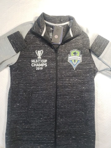 2019 MLS Cup Champs Seattle Sounders FC Soccer  Sweat Shirt Sz Small NWT Fanatic Cover