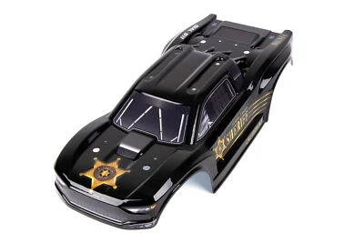 Custom Body Police Sheriff for ARRMA VORTEKS 3S 4x4 4x2 BLX 1/10 Stadium Truck - Image 1 of 4