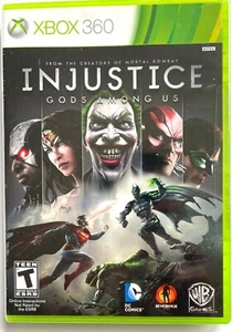 BRANDNEU FACTORY SEALED "INJUSTICE - GODS AMOUNG US" ORIGINAL XBOX 360 SPIEL - Bild 1 von 2