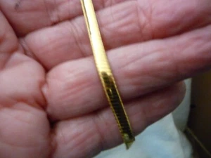 NAPIER DELICATE GOLD TONE CHAIN 1/4'' W X 6 1/2'' LONG WRAP BRACELET #26/14 - Picture 1 of 4
