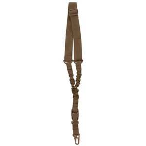 1 Punkt taktisches Gewehr Bungee Sling Riemen verstellbarer Gürtel Jagd Coyote hellbraun - Bild 1 von 1
